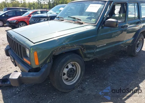 2000 Jeep Cherokee Se из США, поврежденный, VIN 1J4FF28S7YL208407